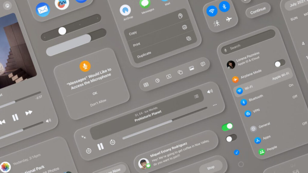 iOS 18 : Interface visionOS inspirée ? iOS 18 : Interface visionOS inspirée ?