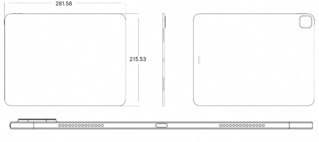 La finesse de l'iPad Pro OLED révélée dans les schémas d'usine