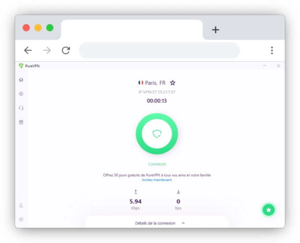 Protégez votre Mac avec PureVPN : -84% + 4 mois gratuits !