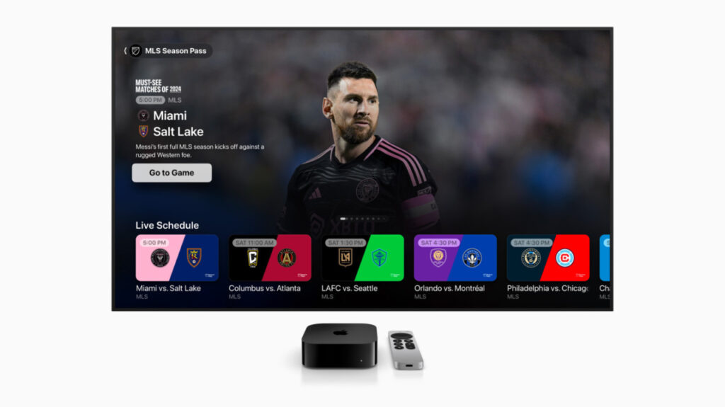 Apple sort un film 8K immersif en 3D pour le football MLS - Vision Pro