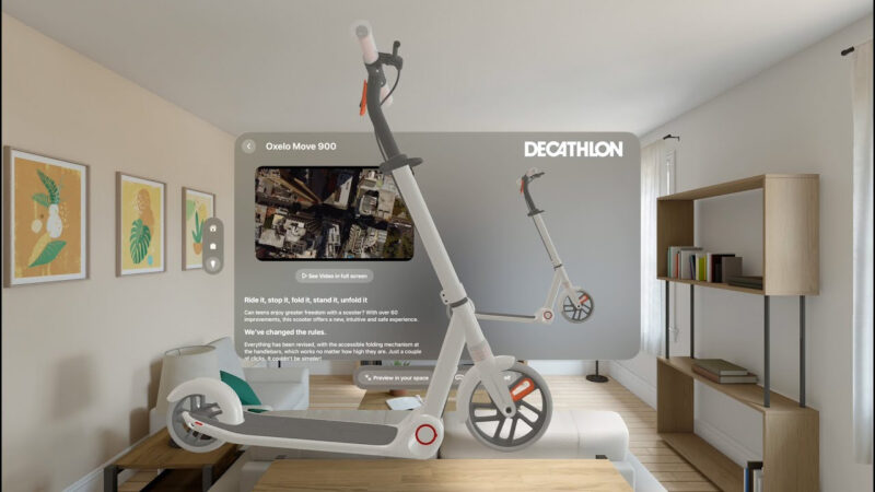 Découvrez l&rsquo;app AR de Decathlon pour voir les produits en 3D dans votre salon !