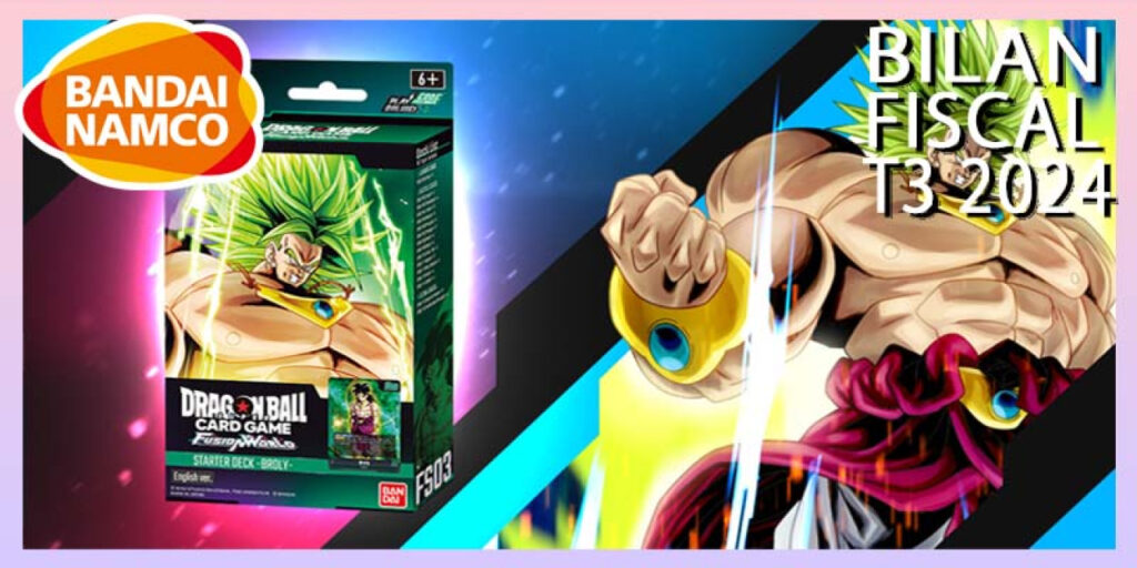 Résultats trimestriels 2024 de Bandai Namco : Dragon Ball en force