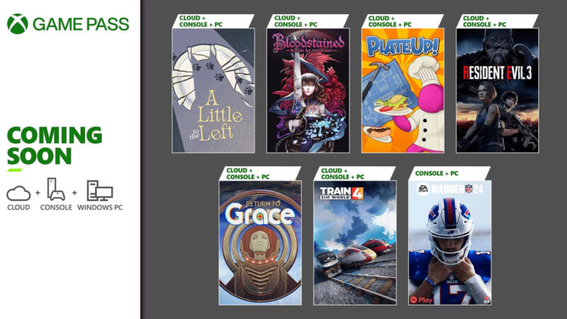 Découvrez les nouveautés à venir sur le Game Pass!
