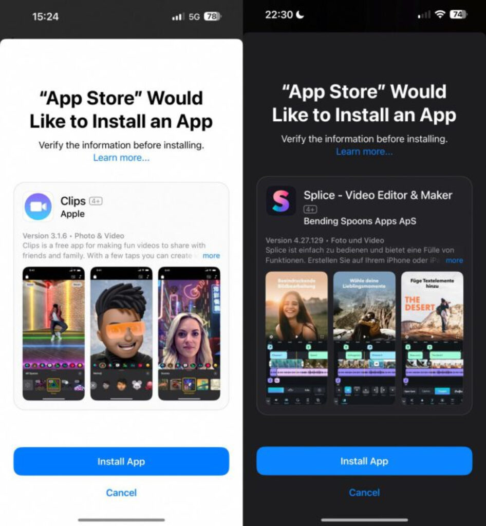 Apple corrige le bug de l'App Store dans iOS 17.4