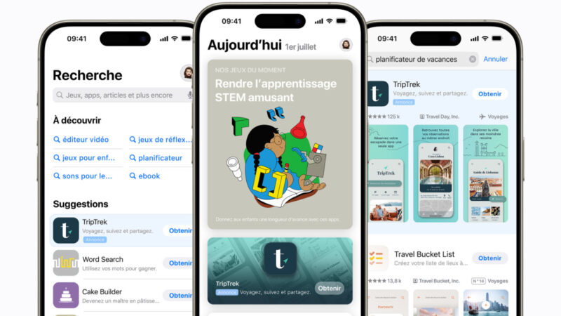 Apple lance la publicité dans l&rsquo;App Store en 9 pays supplémentaires