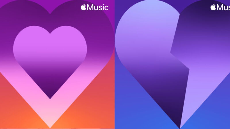 Spécial Saint-Valentin : Apple Music dévoile des stations Amour et Chagrin