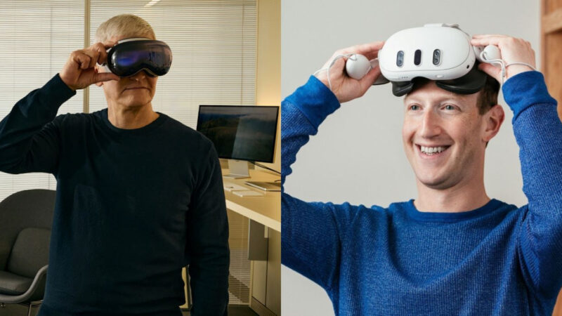 Mark Zuckerberg critique les fanboys d&rsquo;Apple lors de son test du Vision Pro