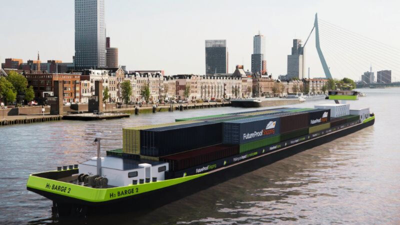 Le premier porte-conteneurs à zéro émission arrive en Europe