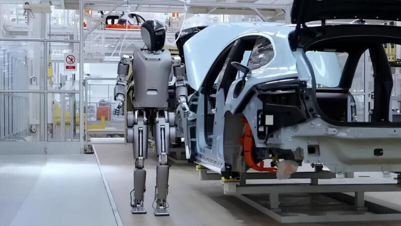 Des robots humanoides assemblent les voitures électriques de NIO dans ses usines !