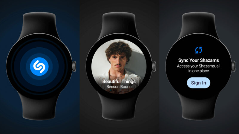 Shazam devient autonome sur les montres Wear OS