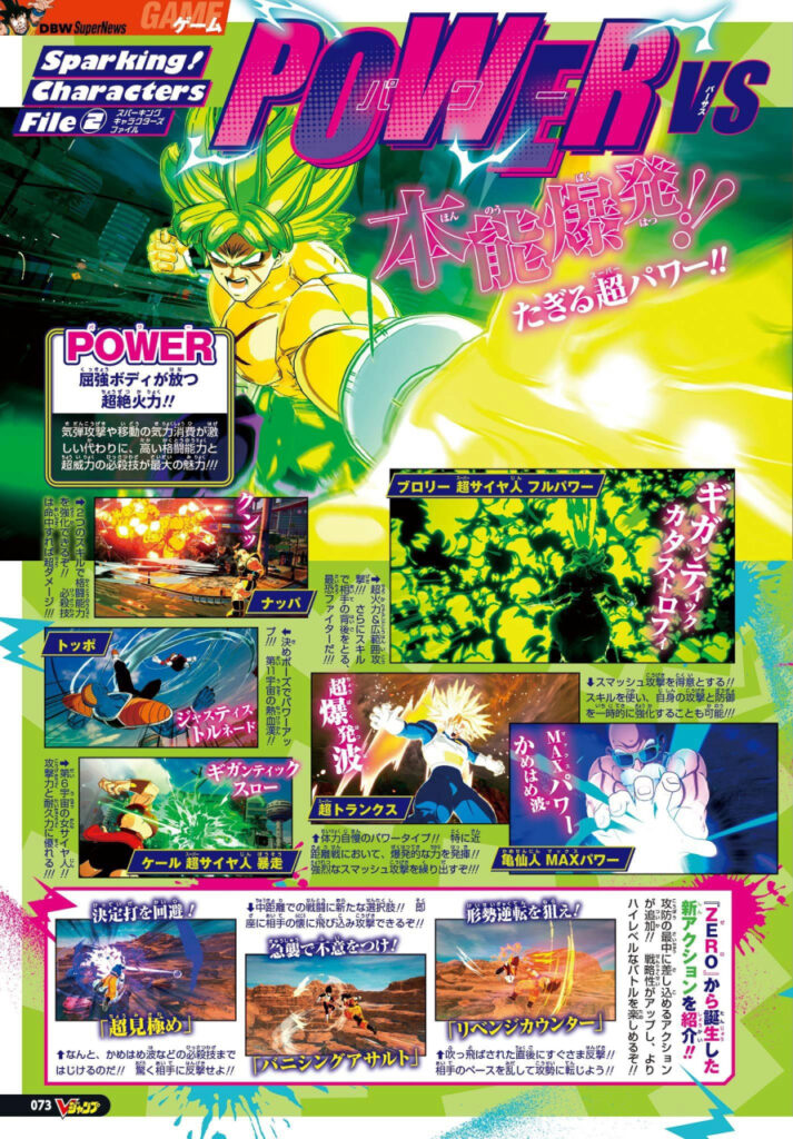 Découvrez les nouveaux personnages de Dragon Ball Sparking! ZERO