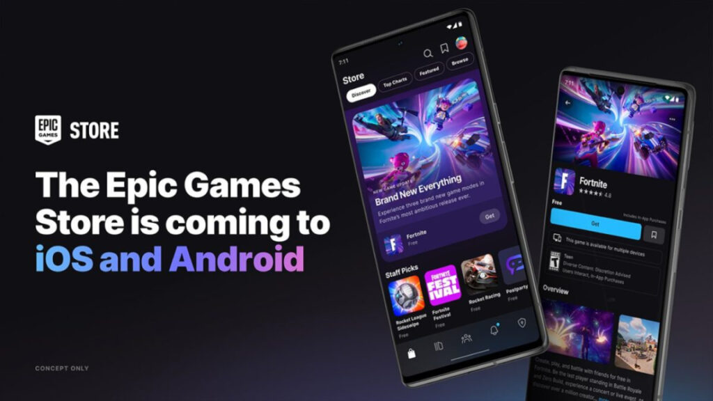 Épic Games Store arrive sur iOS en 2024 avec une commission de 12%