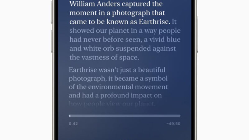 Podcasts : Transcriptions textuelles multilingues avec iOS 17.4