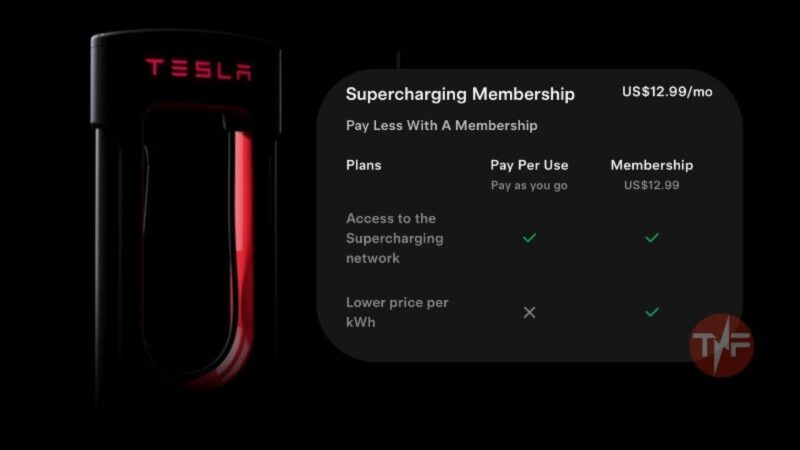 Rechargez votre voiture non-Tesla sur les Superchargeurs avec un abonnement mensuel