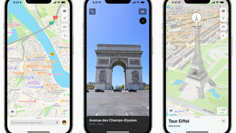 Remplacer Apple Plans par une autre application de navigation sur iOS 18