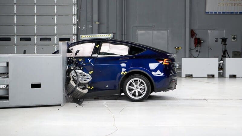 Le Model Y remporte un prix aux crash-tests du régulateur IIHS !