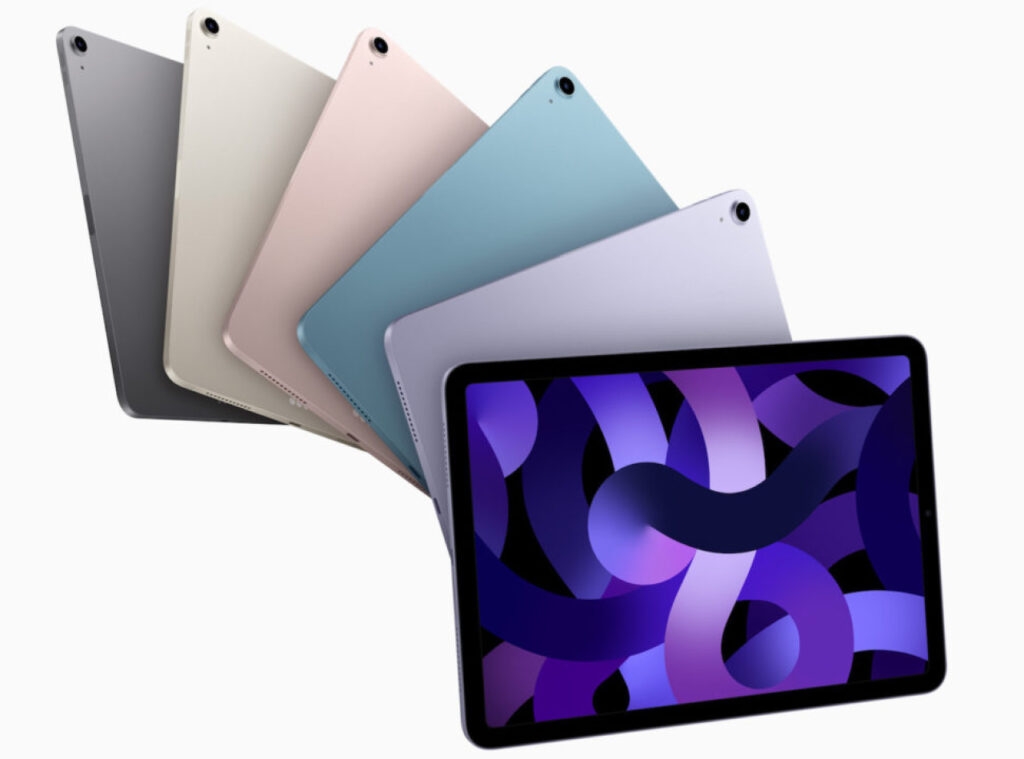 L'iPad Air 6 (2024) : la caméra FaceTime en mode paysage