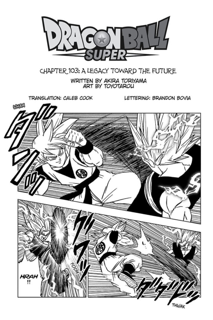 Découvrez le résumé du Chapitre 103 de Dragon Ball Super