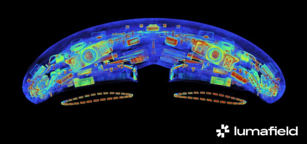 Découvrez les composants de l'Apple Vision Pro en passant aux rayons X