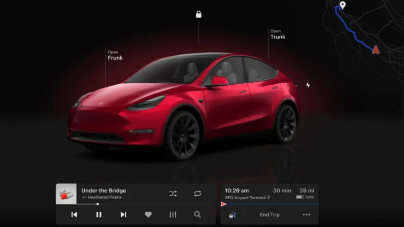 La mise à jour logicielle de Tesla pour un printemps riche en nouveautés