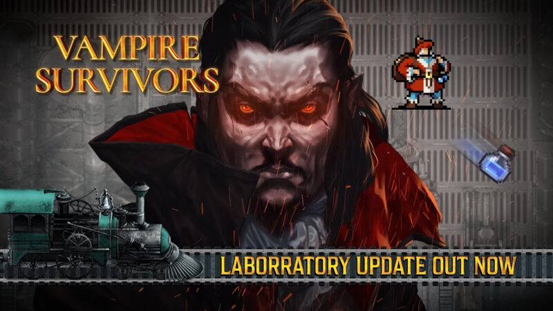 Vampire Survivors : MAJ 1.10 avec nouvelles fonctionnalités et partenariat Contra