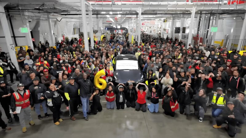 Tesla bat tous les records avec la production de 6 millions de voitures