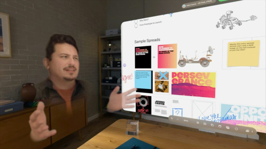 Améliorez vos rendus avec les Spatial Personas de l'Apple Vision Pro
