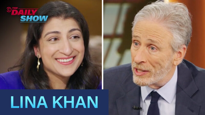 Apple refuse Lina Khan chez Jon Stewart