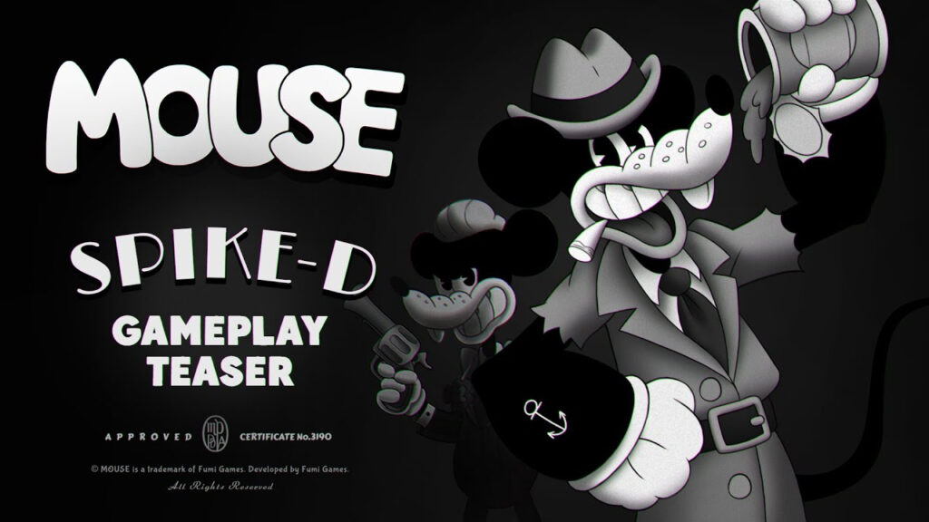 Annonce de MOUSE, le FPS avec hommages à Steamboat Willie et Popeye, pour 2025