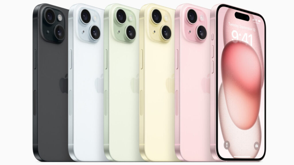 Pas de nouveau coloris pour l'iPhone 15 au printemps
