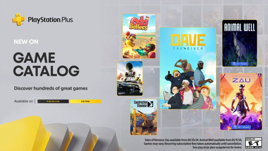 Sony dévoile les prochains jeux du PS Plus Extra & Premium