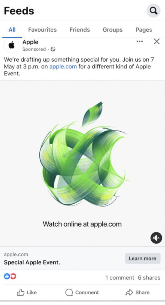 Keynote du 7 mai : Apple promet un évènement d'un genre différent