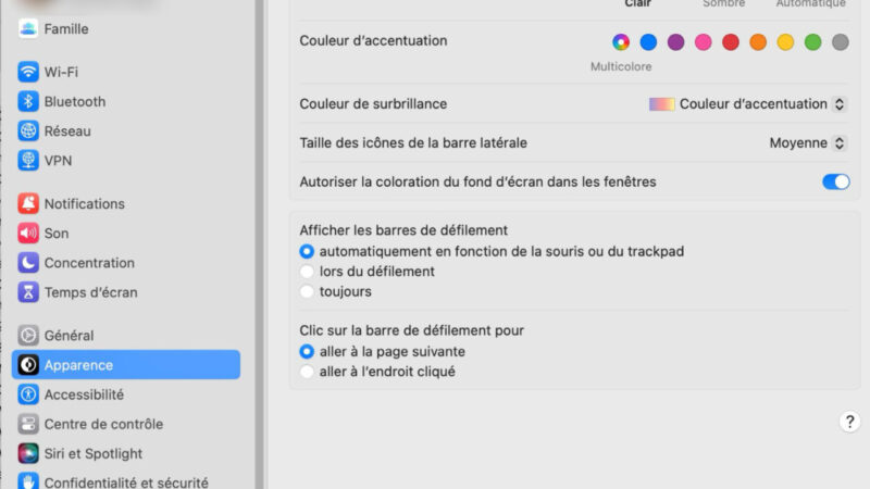 macOS 15 : Révision de l&rsquo;interface des Réglages Système d&rsquo;Apple