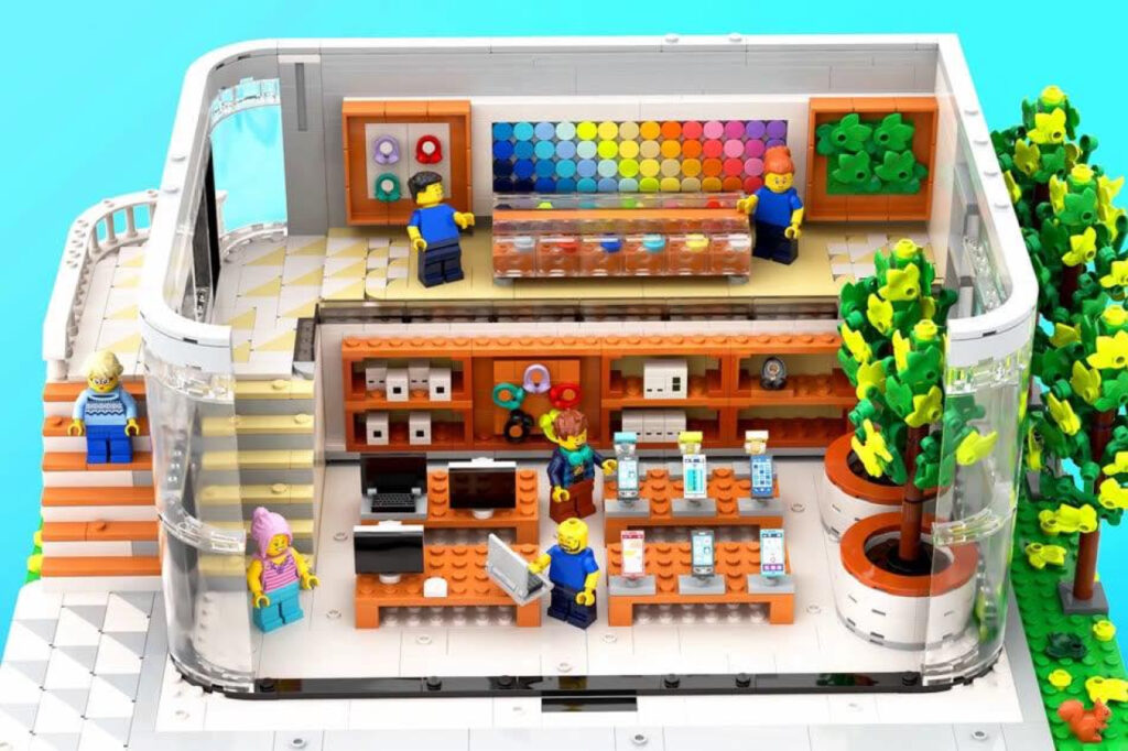 Un superbe set Apple Store en LEGO