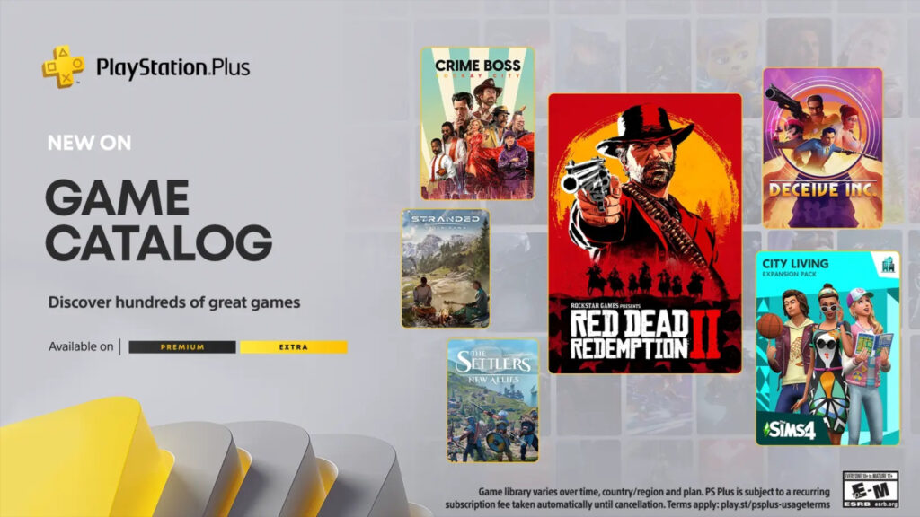 Annonce des prochains jeux PS Plus Extra & Premium chez Sony