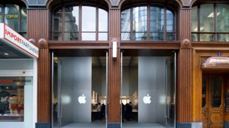 Fermeture temporaire de l&rsquo;Apple Store de Genève pour rénovation