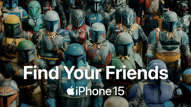 Apple diffuse une pub pour l&rsquo;iPhone 15 avec Star Wars et la Localisation précise comme thème