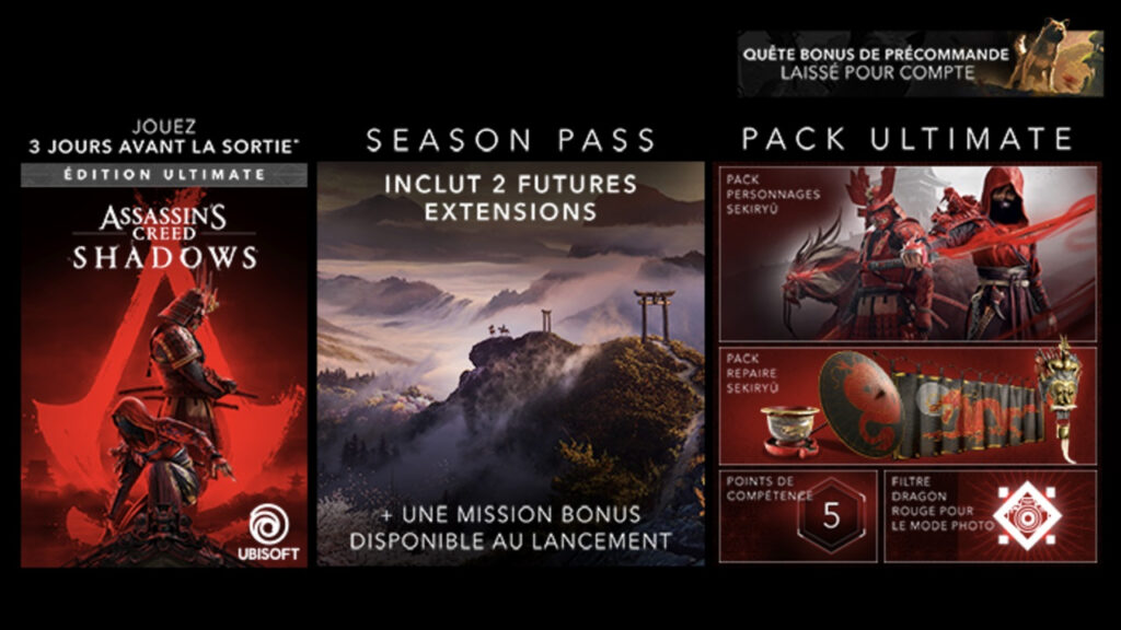 Découvrez toutes les infos sur Assassin's Creed Shadows : personnages, gameplay et éditions spéciales