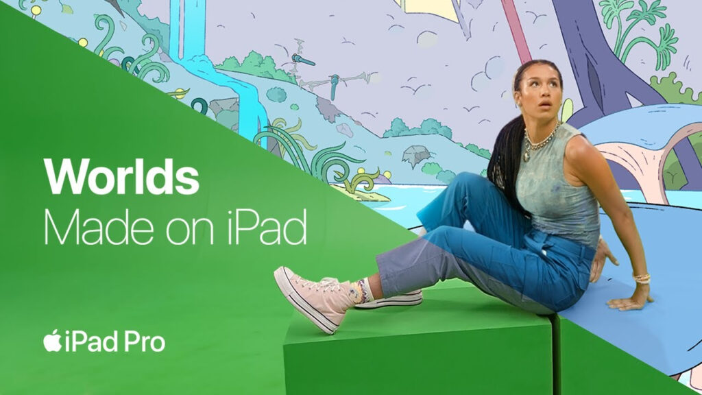 Nouvelle pub Apple avec l'iPad et l'Apple Pencil Pro pour des animations créatives
