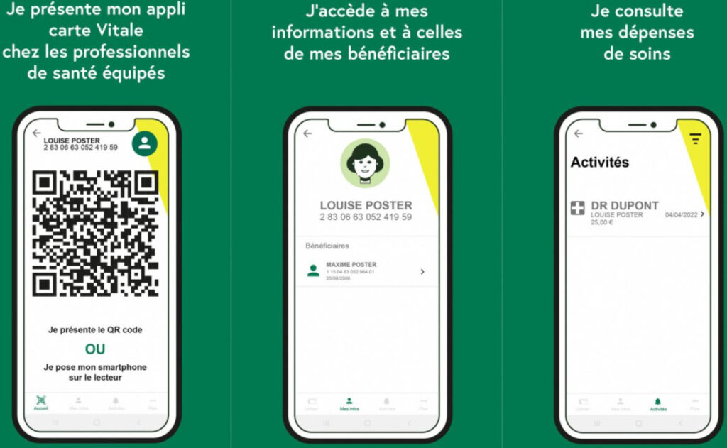 La carte vitale sur smartphone disponible dans 15 nouveaux départements