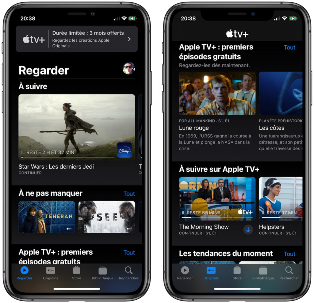 Apple prévoit l'application Apple TV et TV+ sur Android