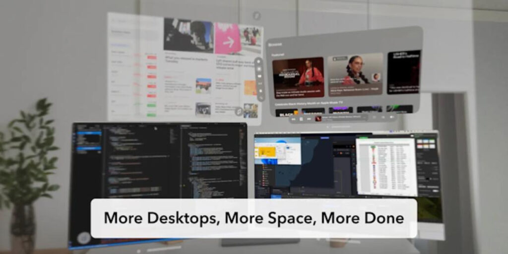 Apple Vision Pro : deux apps de mirroring Mac et PC débarquent sur le casque