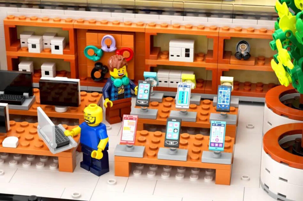 Un superbe set Apple Store en LEGO