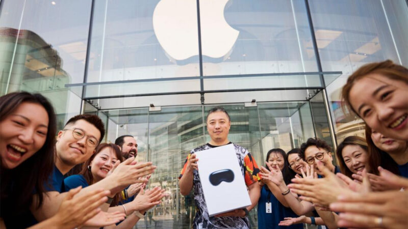 L&rsquo;Apple Vision Pro en vente dans plusieurs pays, y compris la Chine et le Japon