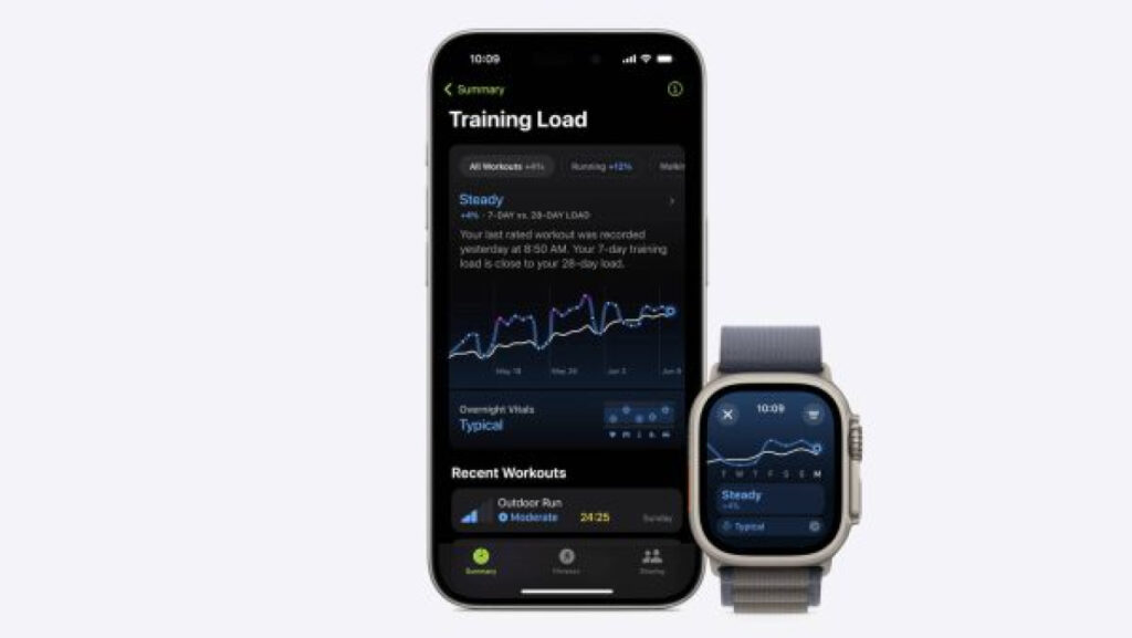 Nouveautés santé et fonctionnalités d'entraînement sur WatchOS 11