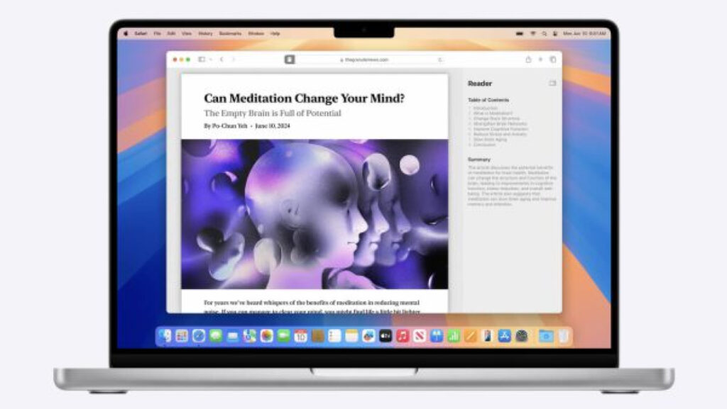 Keynote MacOS Sequoia : Intégration iPhone, navigation web facilitée