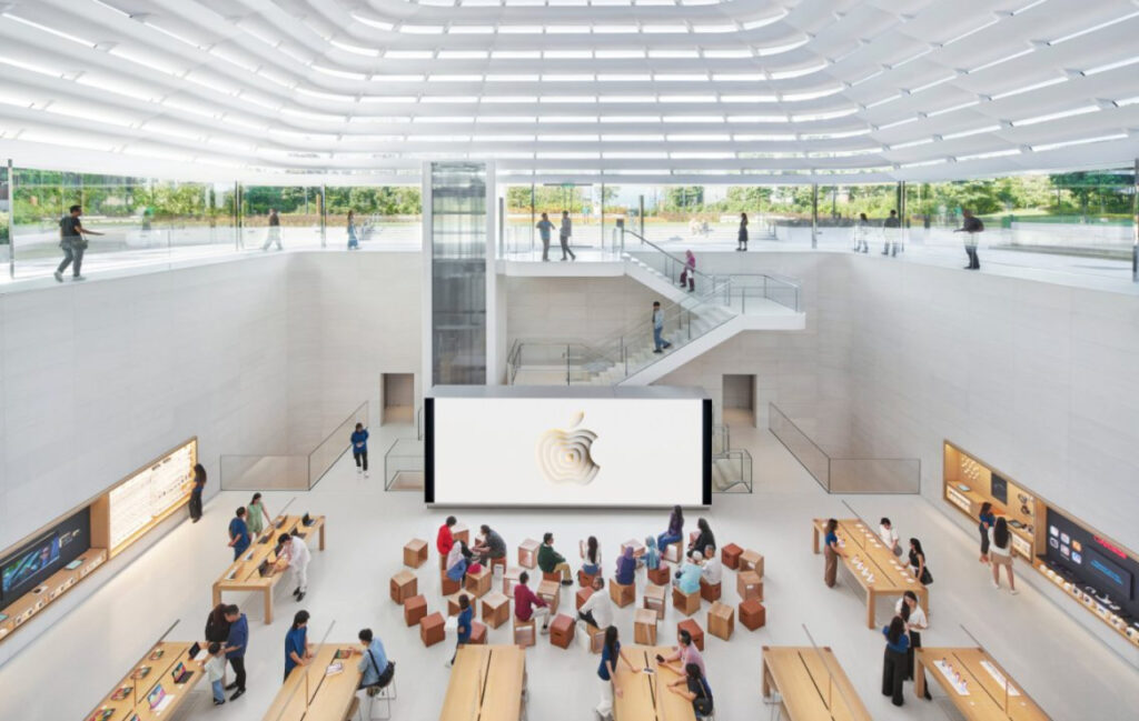 Apple dévoile l'intérieur du premier Apple Store en Malaisie