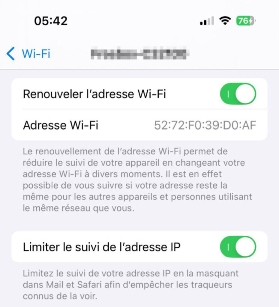 iOS 18 et macOS Sequoia : Renouveler l'adresse Wi-Fi pour limiter le suivi