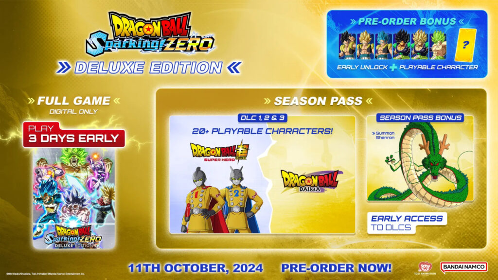 Dragon Ball Sparking! ZERO présente ses éditions Deluxe, Ultimate et Collector