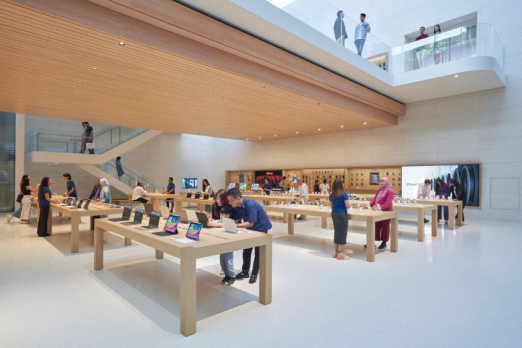 Apple dévoile l'intérieur du premier Apple Store en Malaisie